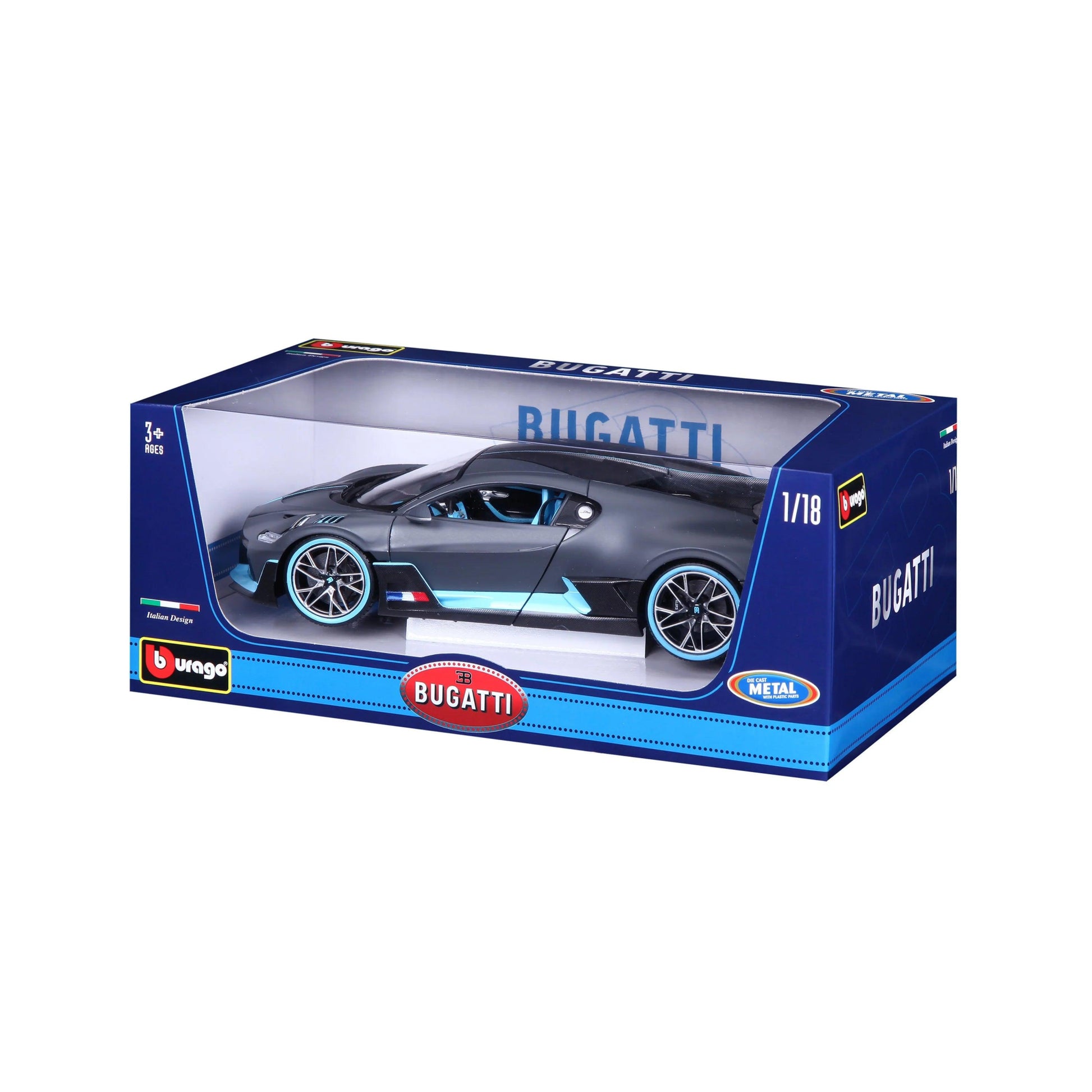 Bburago Bugatti Divo - Black 1:18 Modell - Artexio