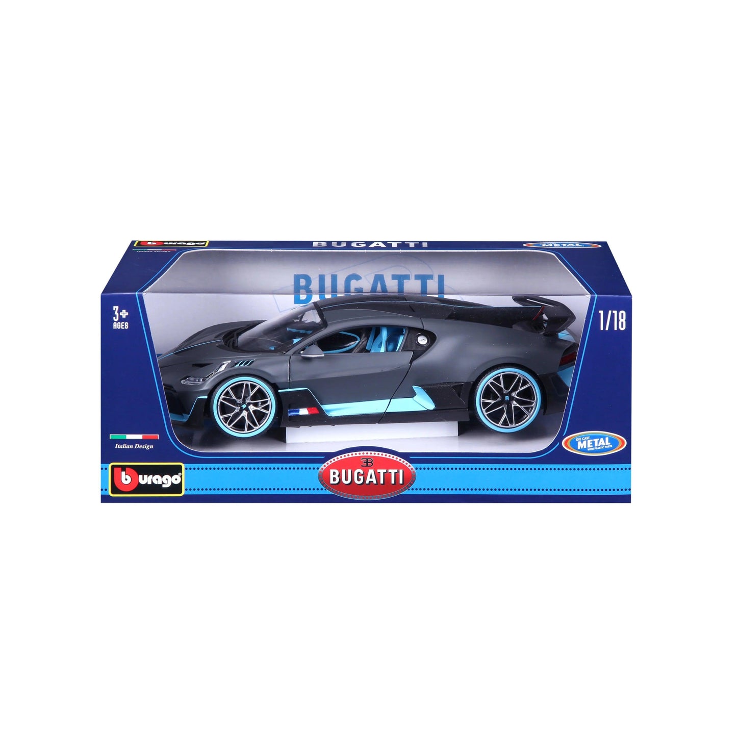 Bburago Bugatti Divo - Black 1:18 Modell - Artexio