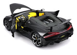 Bburago Bugatti W16 - Mistral Black 1:18 model
