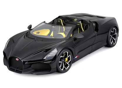 Bburago Bugatti W16 - Mistral Black 1:18 Modell - Artexio