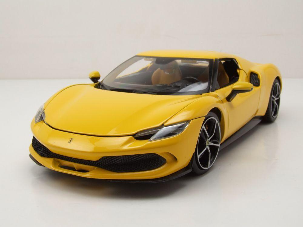 Bburago Ferrari 296 GTB 2023 - Yellow 1:18 Modell - Artexio