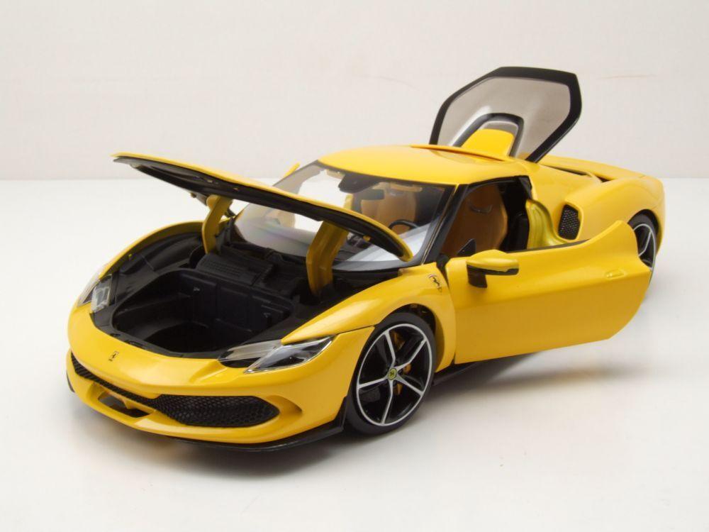 Bburago Ferrari 296 GTB 2023 - Yellow 1:18 Model | Artexio