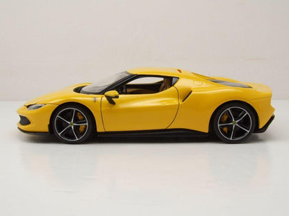 Bburago Ferrari 296 GTB 2023 - Yellow 1:18 Modell - Artexio