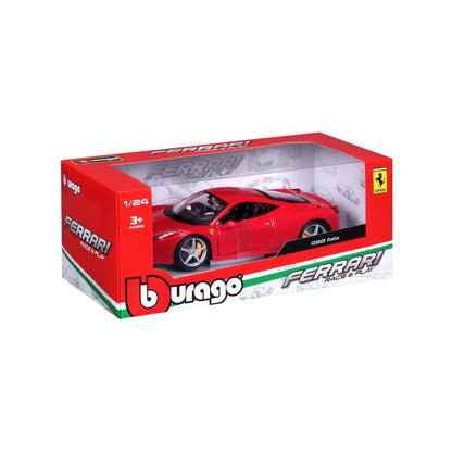 Bburago Ferrari 458 Italia - Red 1:24 Modell - Artexio