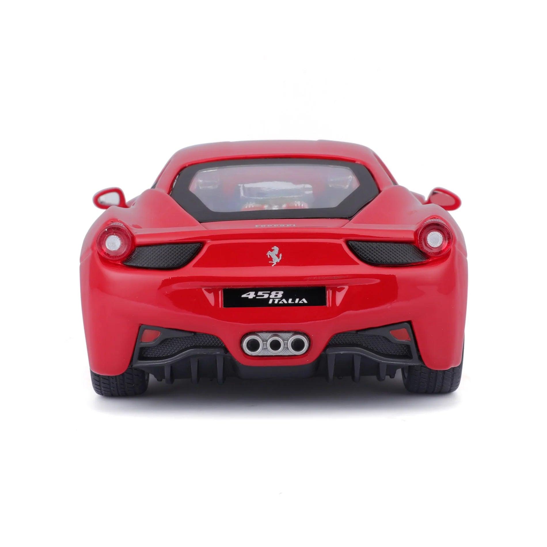 Bburago Ferrari 458 Italia - Red 1:24 Modell - Artexio