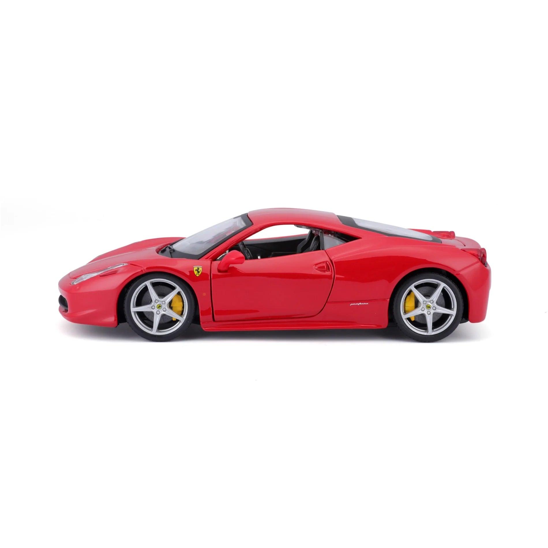 Bburago Ferrari 458 Italia - Red 1:24 Modell - Artexio