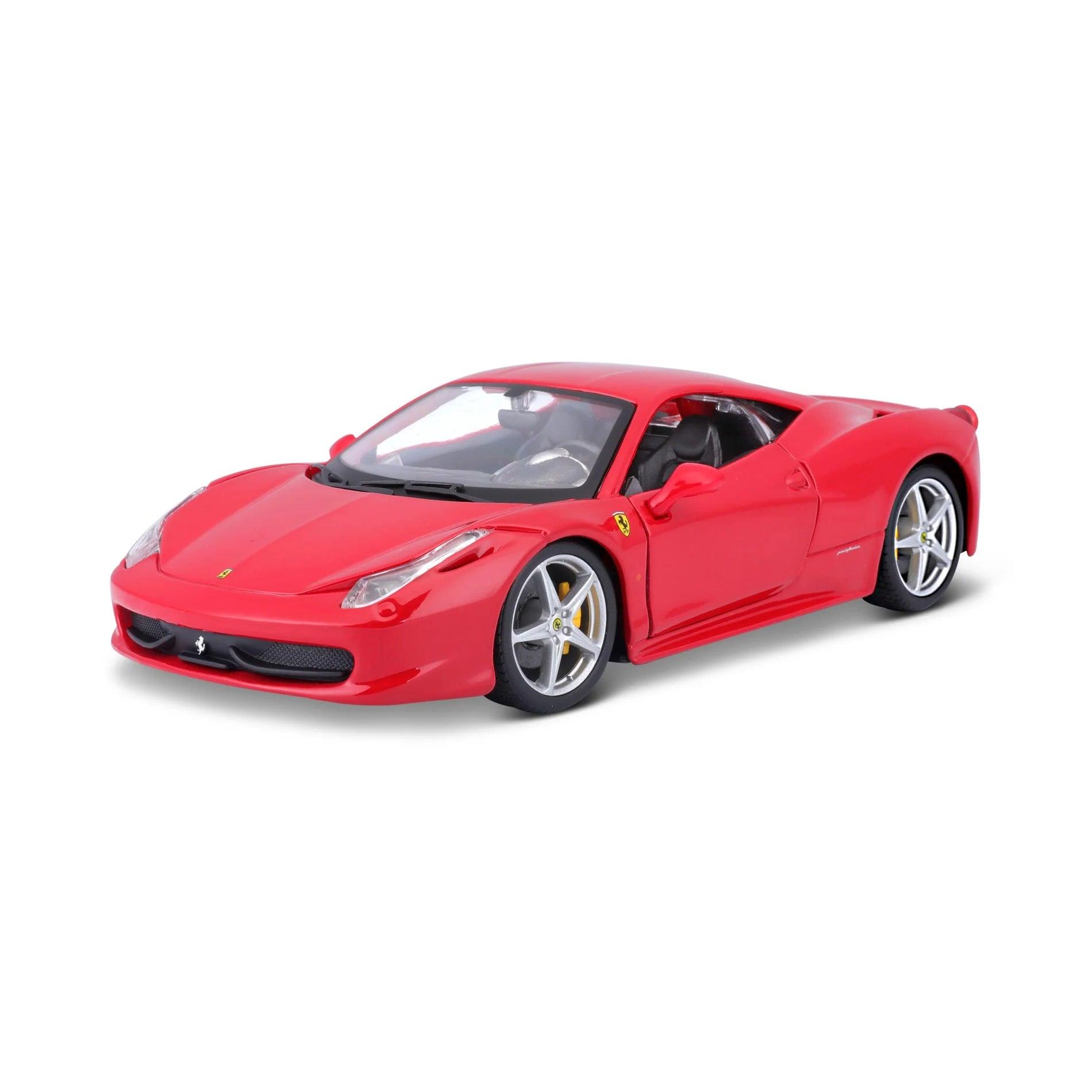 Bburago Ferrari 458 Italia - Red 1:24 Modell - Artexio