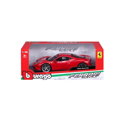 Bburago Ferrari 458 Speciale - Red 1:18 Modell - Artexio