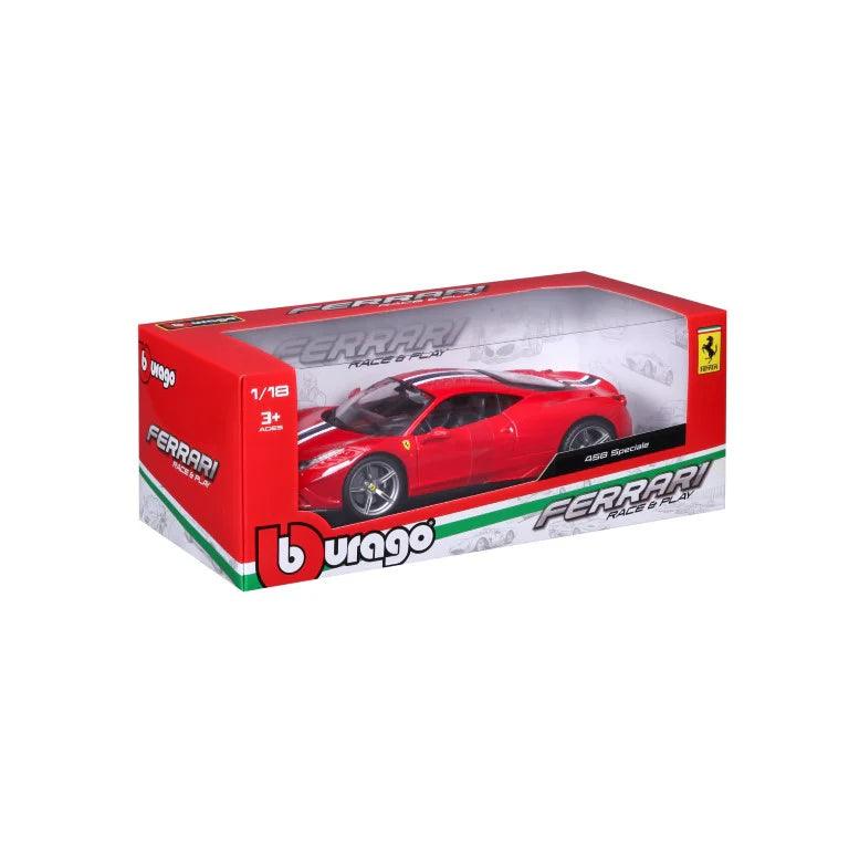 Bburago Ferrari 458 Speciale - Red 1:18 Modell - Artexio