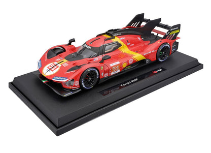 Bburago Ferrari 499P 2025 51 Pier Guidi Calado Giovinazzi 3rd 24h Le Mans 1:18 Modell