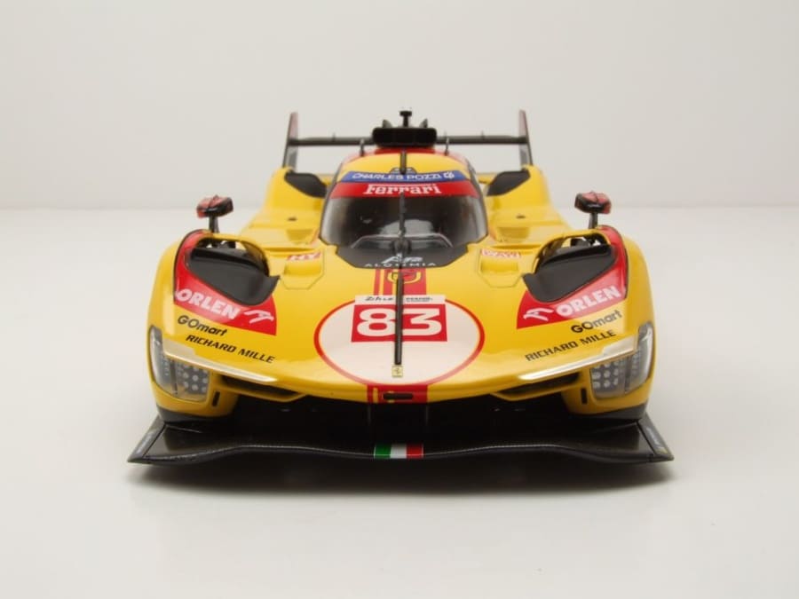 Bburago Ferrari 499P 24h LeMans 2024 83 Kubica, Shwartzman, Ye 1:18 Modell