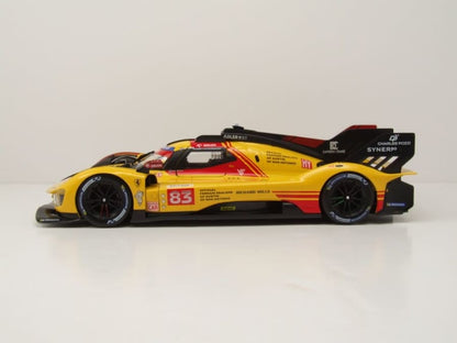 Bburago Ferrari 499P 24h LeMans 2024 83 Kubica, Shwartzman, Ye 1:18 Modell