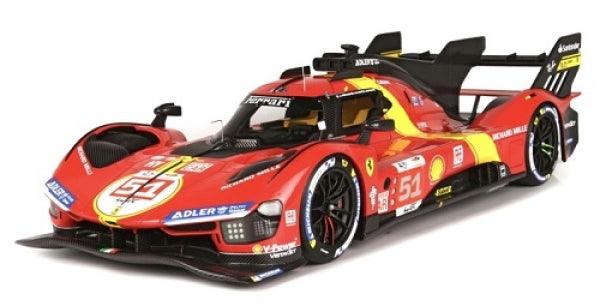 Bburago Ferrari 499P Hypercar #51 Winner 24 Hours of Le Mans 2023 1:18 Modell - Artexio