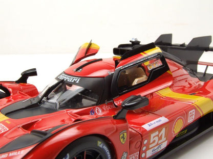 Bburago Ferrari 499P Hypercar #51 Winner 24 Hours of Le Mans 2023 1:18 Modell - Artexio