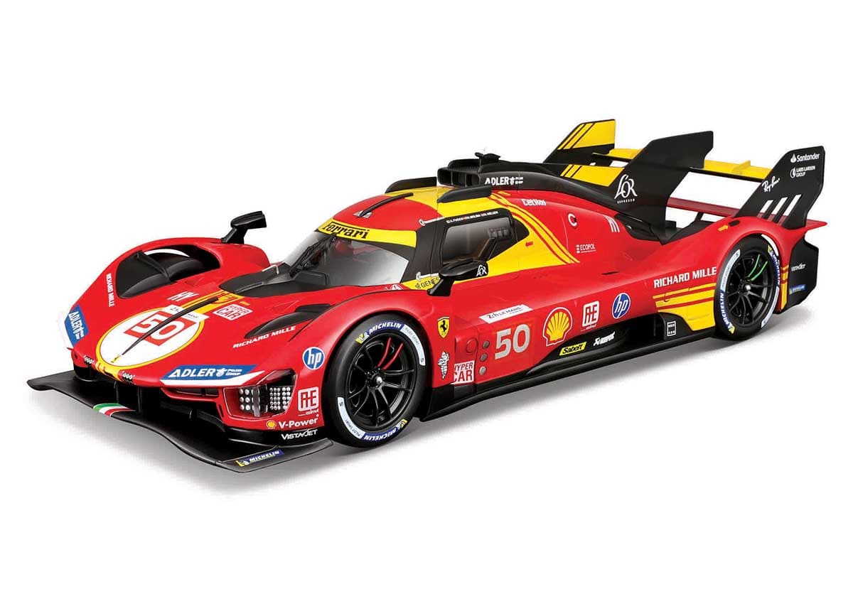 Bburago Ferrari 499P Winner 24h LeMans 2024 50 Fuoco, Molina, Nielsen 1:24 Modell