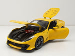 Bburago Ferrari 812 Competition 2021 Yellow 1:18 Modell