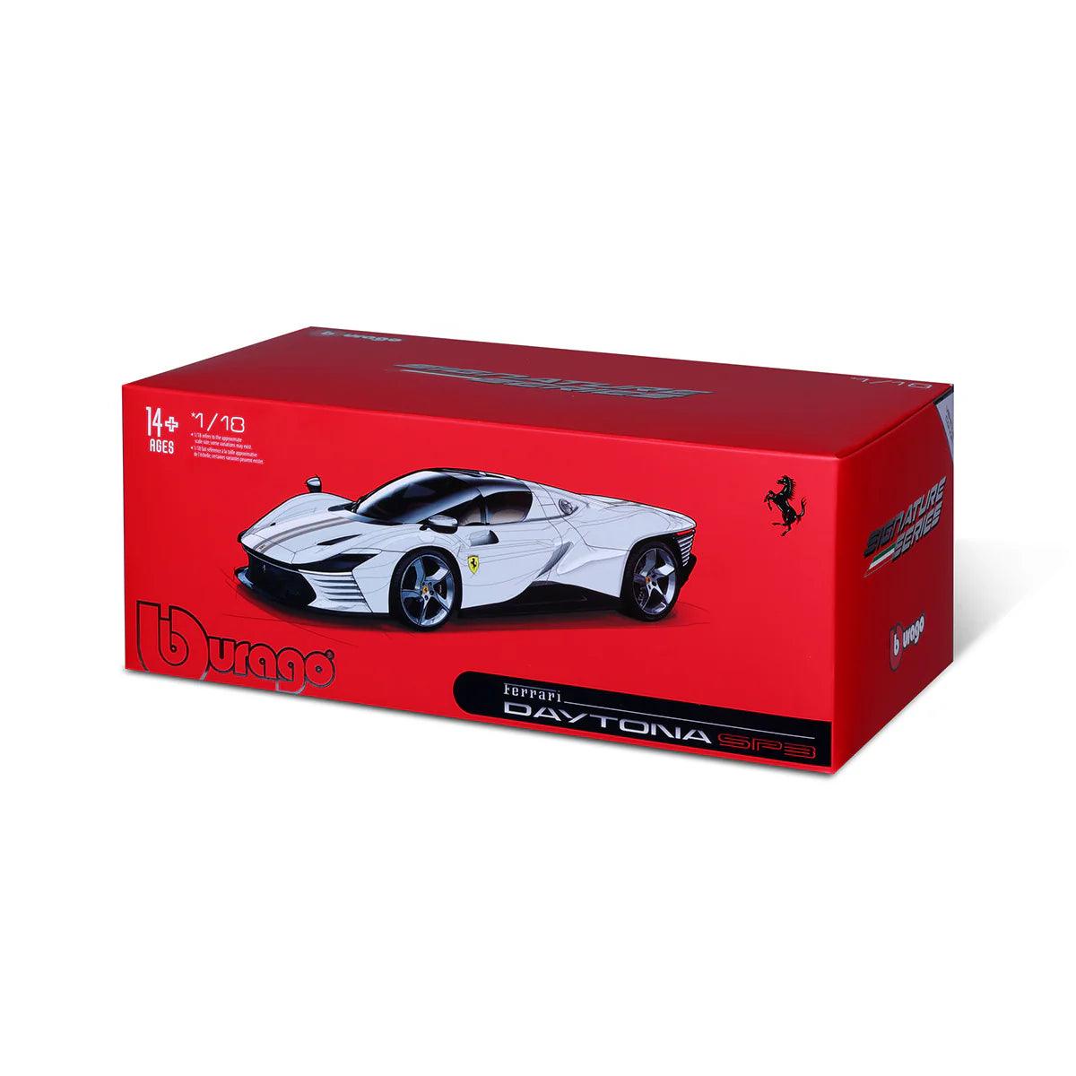 Bburago Ferrari Daytona SP3 2022 - White 1:18 Modell - Artexio