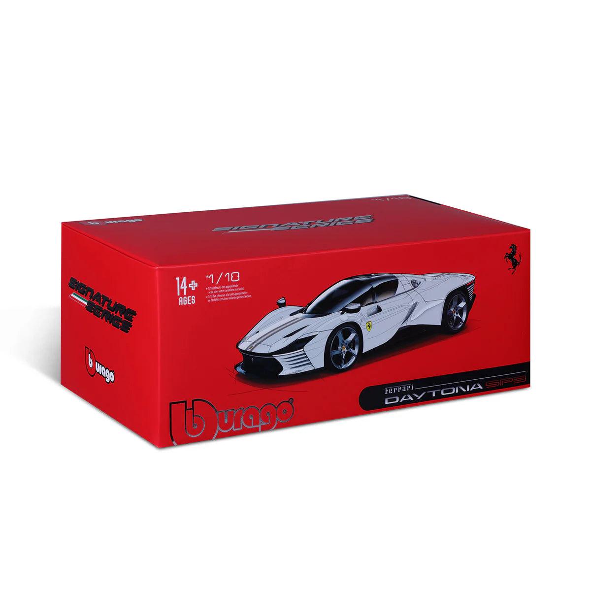 Bburago Ferrari Daytona SP3 2022 - White 1:18 Modell - Artexio