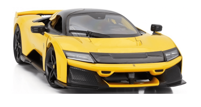 Bburago Ferrari F80 2024 Yellow 1:18 model