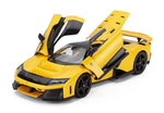 Bburago Ferrari F80 2024 Yellow 1:18 Modell