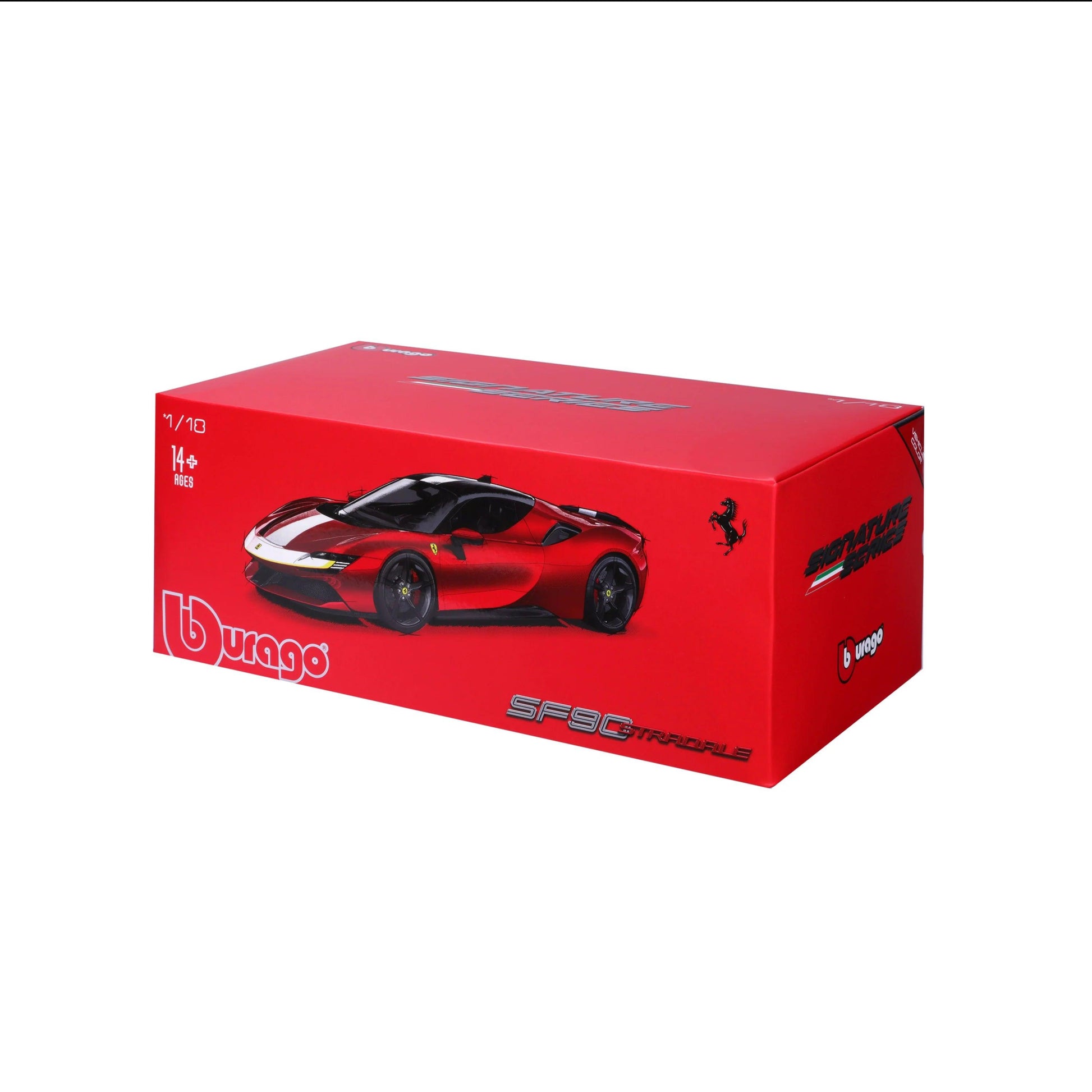 Bburago Ferrari SF90 Stradale Assetto Fiorano - Red (Signature Serie) 1:18 Modell - Artexio