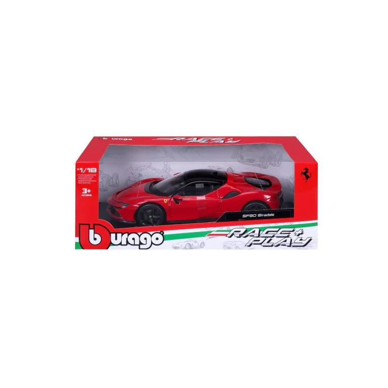 Bburago Ferrari SF90 Stradale - Red 1:18 Modell - Artexio