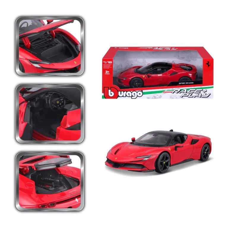 Bburago Ferrari SF90 Stradale - Red 1:18 Modell - Artexio