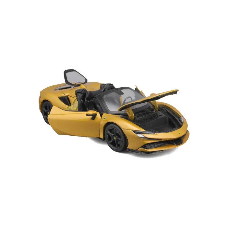 Bburago Ferrari SF90 Stradale Spider 2020 - Gold 1:18 Modell - Artexio