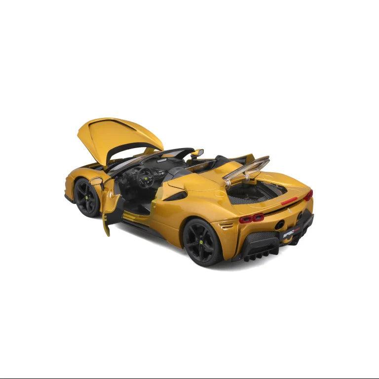 Bburago Ferrari SF90 Stradale Spider 2020 - Gold 1:18 Modell - Artexio