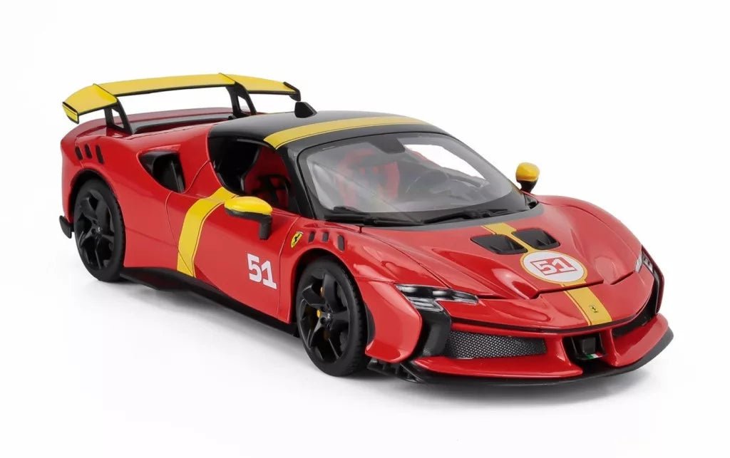 Bburago FERRARI SF90 XX 51 24h LE MANS WINNER LIVERY 1:18 Modell