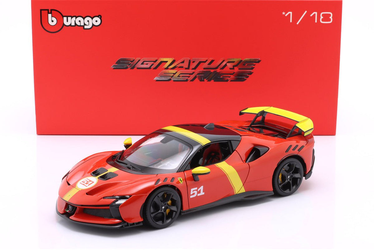 Bburago FERRARI SF90 XX #51 24h LE MANS WINNER LIVERY 1:18 Modell