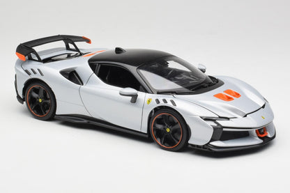 Bburago Ferrari SF90 XX Stradale 2024 white 1:18 Modell