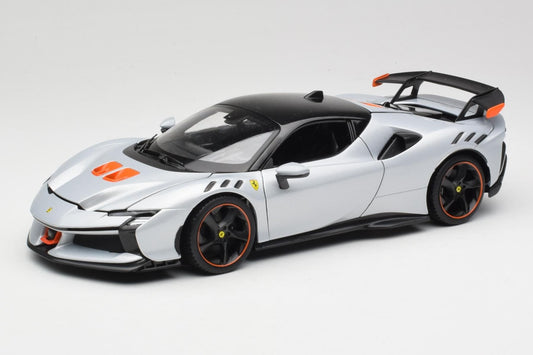 Bburago Ferrari SF90 XX Stradale 2024 white 1:18 Modell