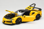 Bburago Ferrari SF90 XX Stradale 2024 yellow 1:18 model