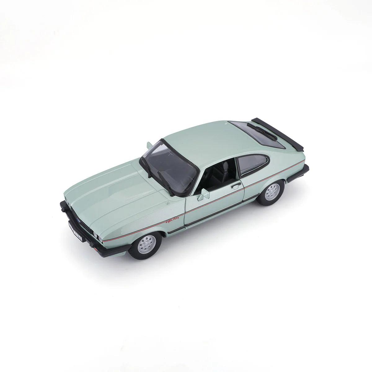 Bburago Ford Capri 1982 - Light Green 1:24 Modell - Artexio