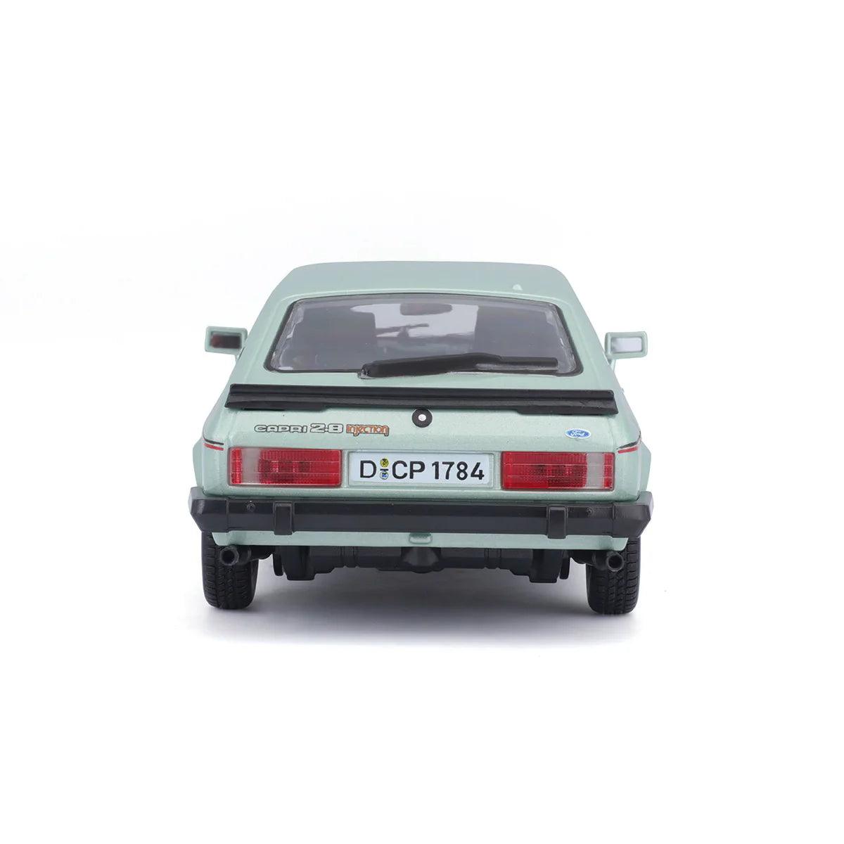 Bburago Ford Capri 1982 - Light Green 1:24 Modell - Artexio