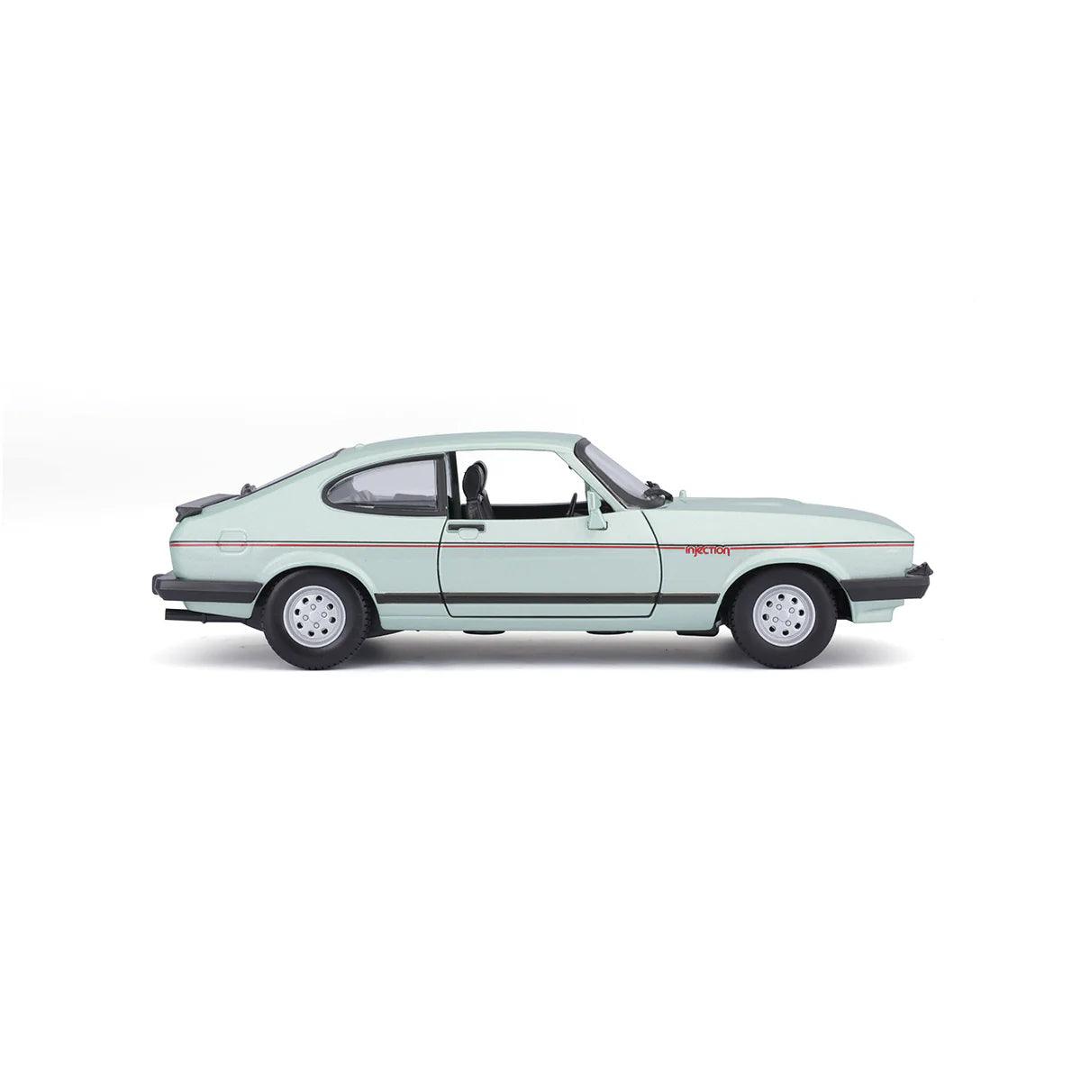 Bburago Ford Capri 1982 - Light Green 1:24 Modell - Artexio