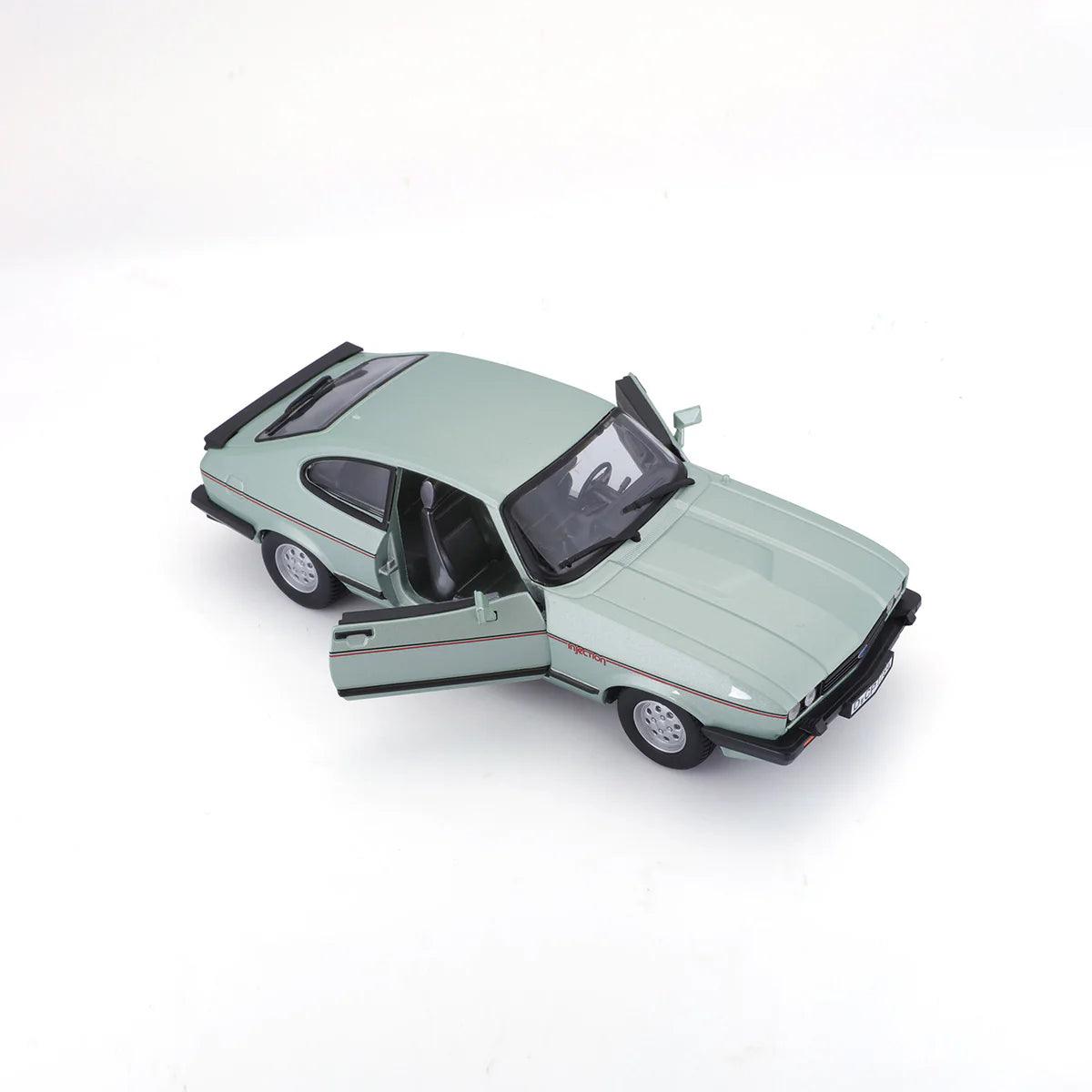 Bburago Ford Capri 1982 - Light Green 1:24 Modell - Artexio