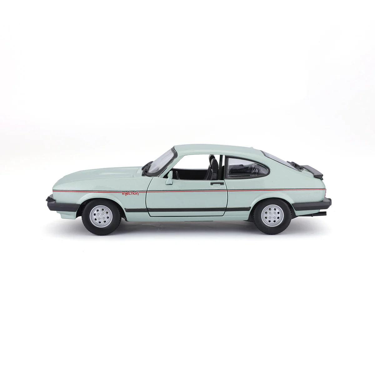 Bburago Ford Capri 1982 - Light Green 1:24 Modell - Artexio