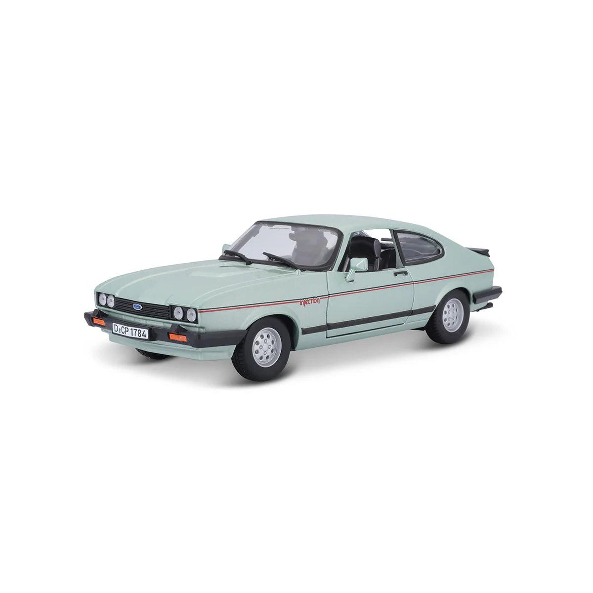 Bburago Ford Capri 1982 - Light Green 1:24 Modell - Artexio