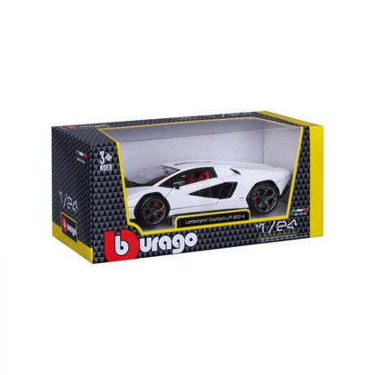 Bburago Lamborghini Countach LPI 800 - 4 - White 1:24 Modell - Artexio