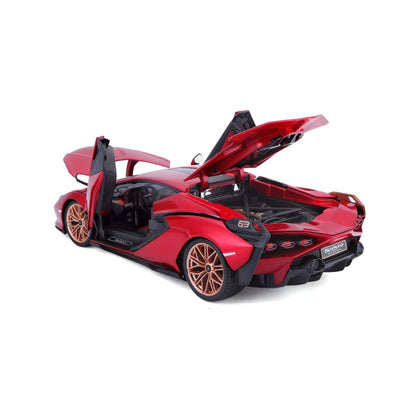 Bburago Lamborghini Sian FKP 37 2019 - Red Metallic 1:18 Modell - Artexio