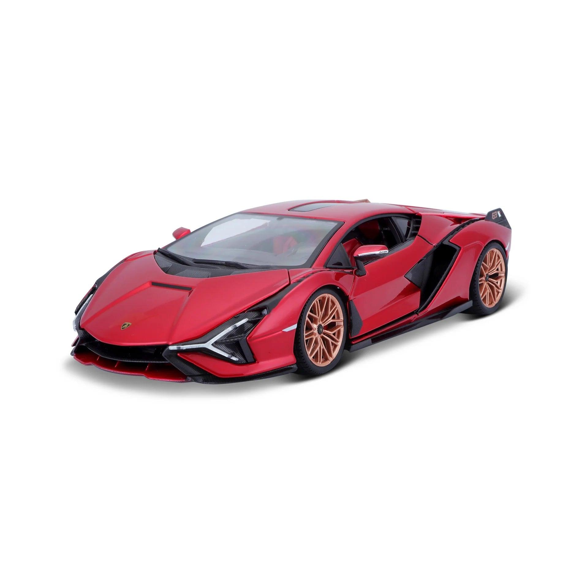 Bburago Lamborghini Sian FKP 37 2019 - Red Metallic 1:18 Modell - Artexio