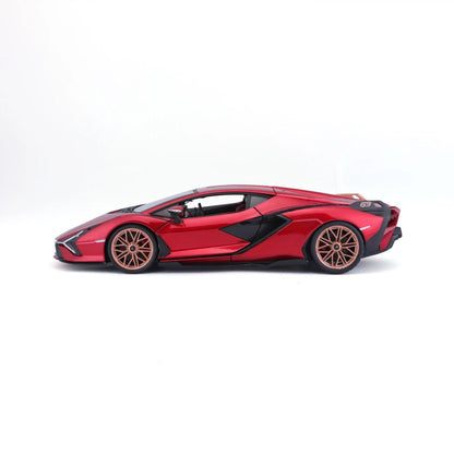 Bburago Lamborghini Sian FKP 37 2019 - Red Metallic 1:18 Modell - Artexio