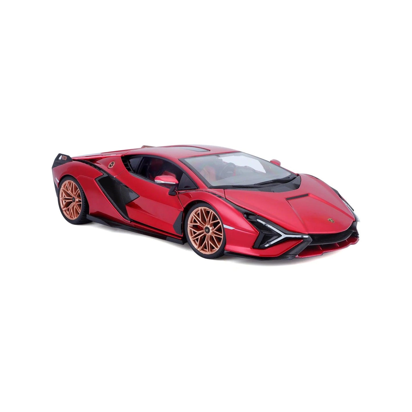 Bburago Lamborghini Sian FKP 37 2019 - Red Metallic 1:18 Modell - Artexio