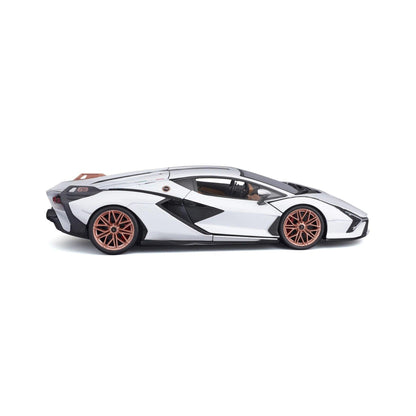 Bburago Lamborghini Sian FKP 37 2019 - White 1:18 Modell - Artexio