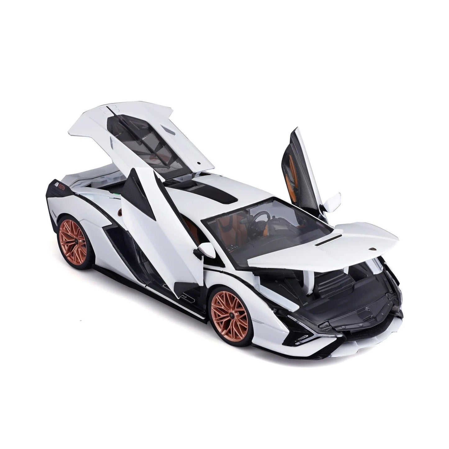 Bburago Lamborghini Sian FKP 37 2019 - White 1:18 Modell - Artexio