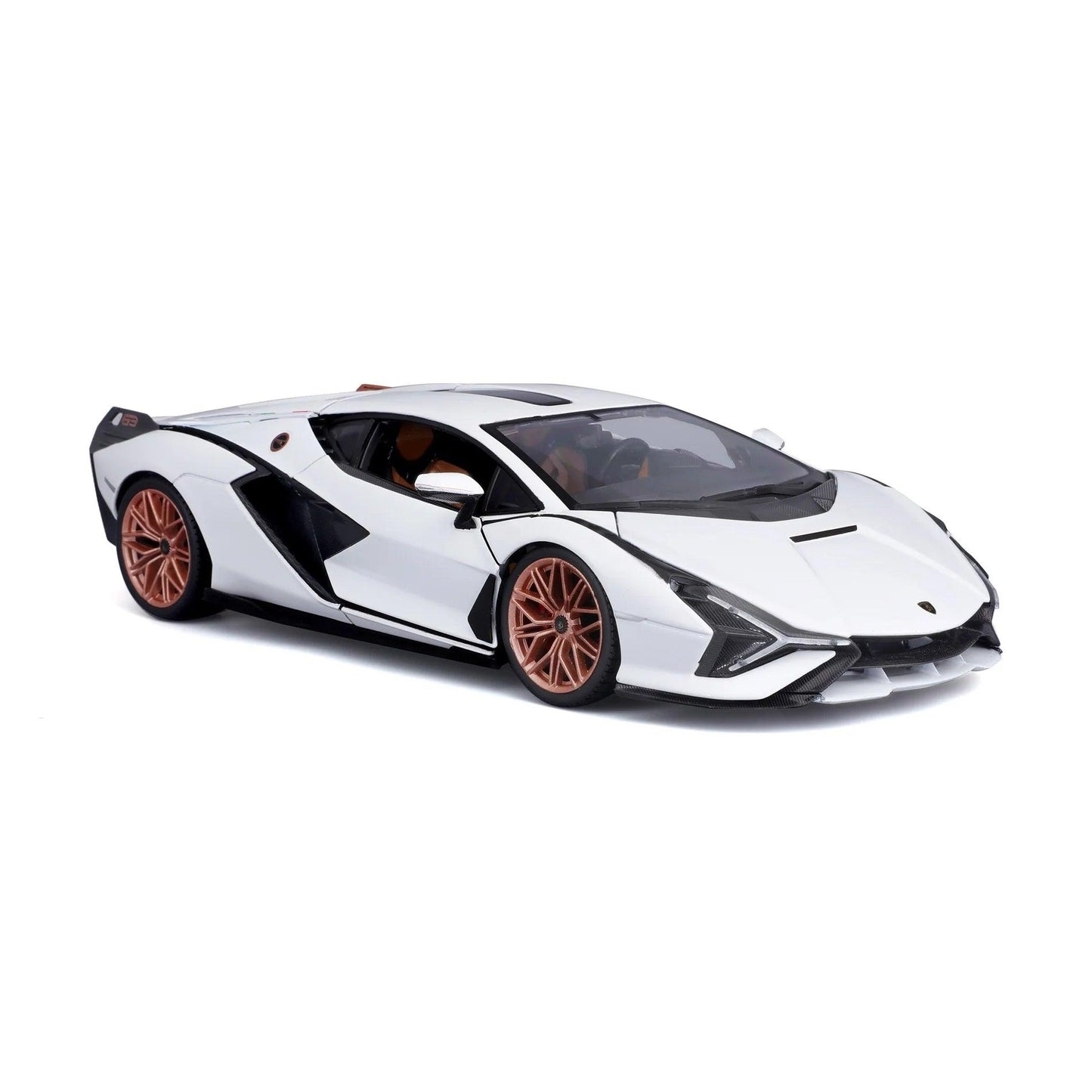 Bburago Lamborghini Sian FKP 37 2019 - White 1:18 Modell - Artexio