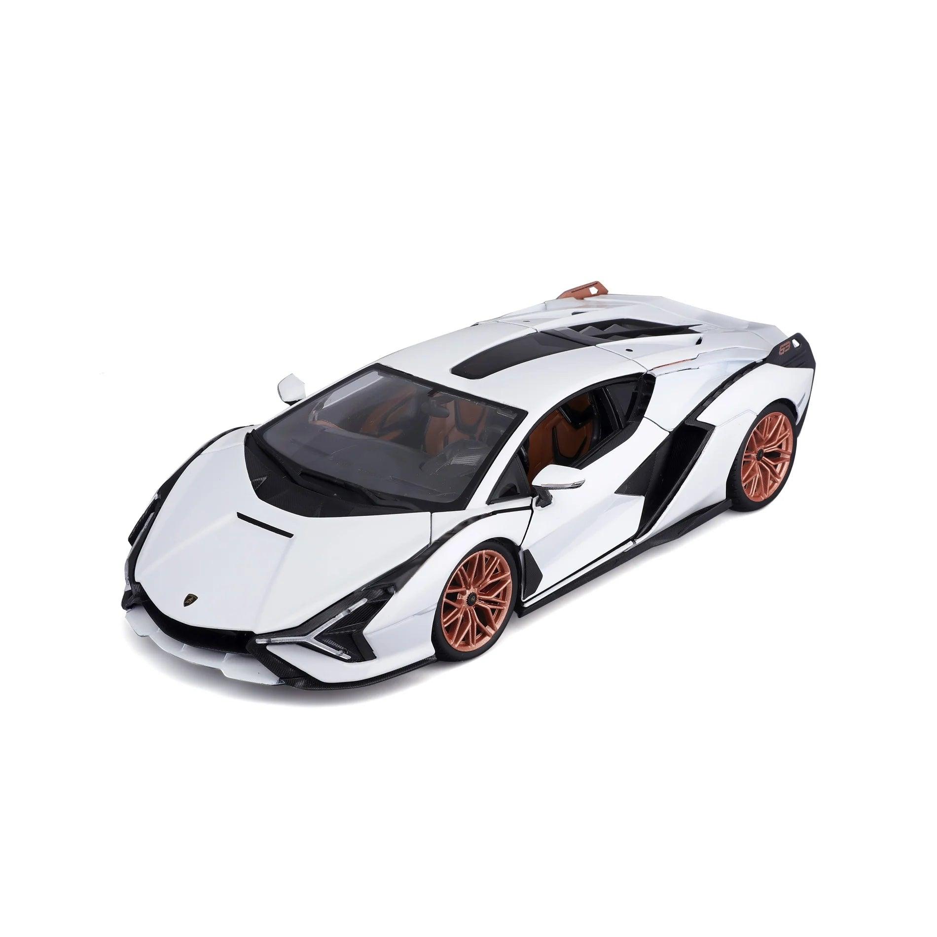 Bburago Lamborghini Sian FKP 37 2019 - White 1:18 Modell - Artexio