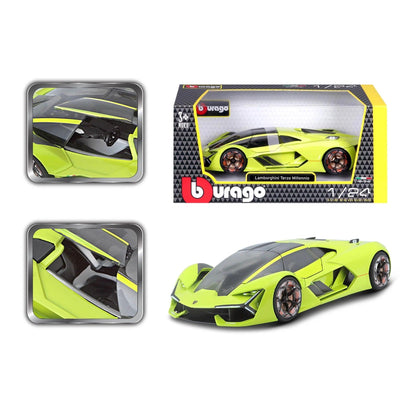 Bburago Lamborghini Terzo Millennio 2019 - Green 1:24 Modell - Artexio